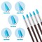 10Pcs Silicone Clay Sculpting Tool, Modeling Dotting Tool & Pottery Craft use for DIY Handicraft, Silicone Brush, Sculpture Pottery, Nail Art